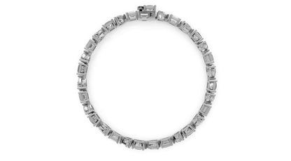 10.13ct Multi-Cut Lab Grown Diamond Tennis Bracelet – 18k White Gold