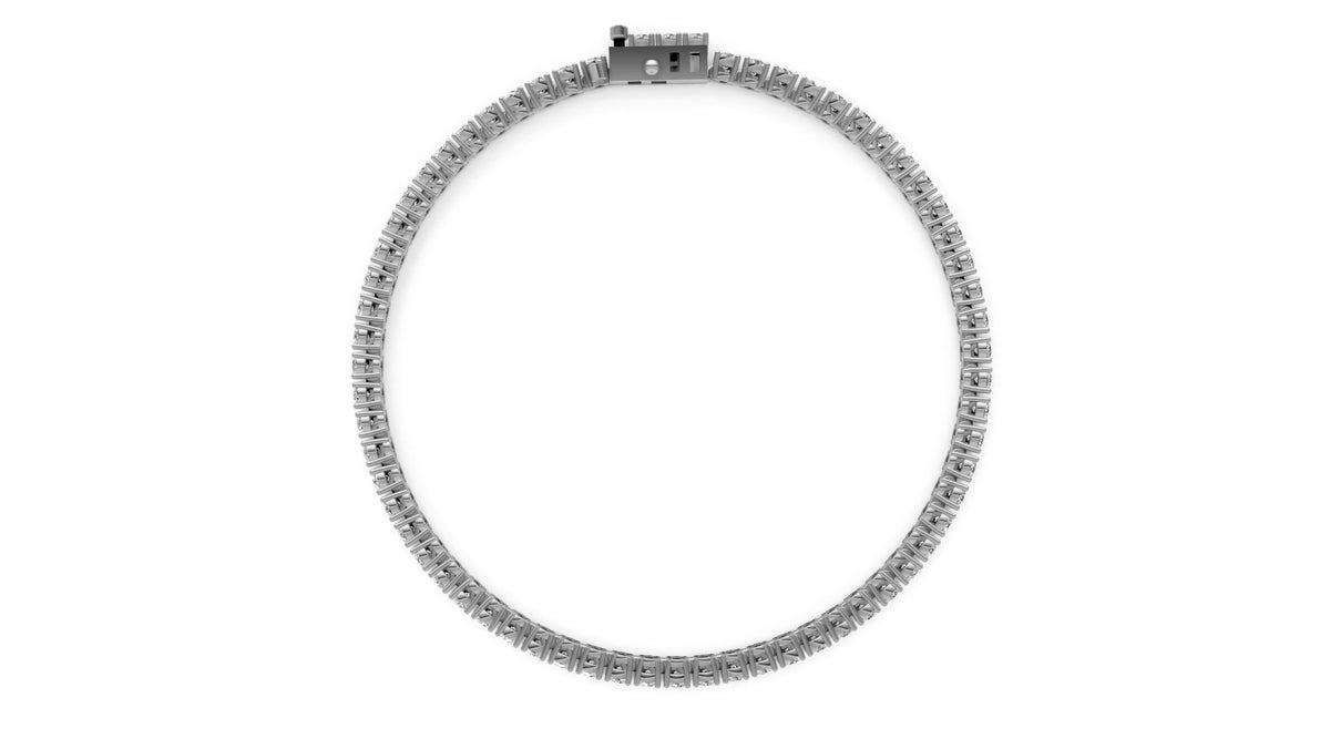 Round Diamond Bracelet 2.9ct | Bracelets | The Carat Lab