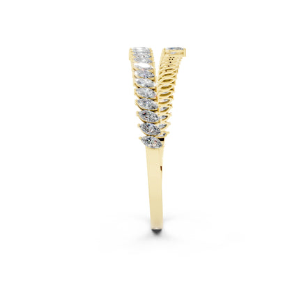 Bold Marquise Cuff Bangle