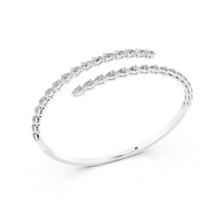 Petite Pear Cuff Bangle