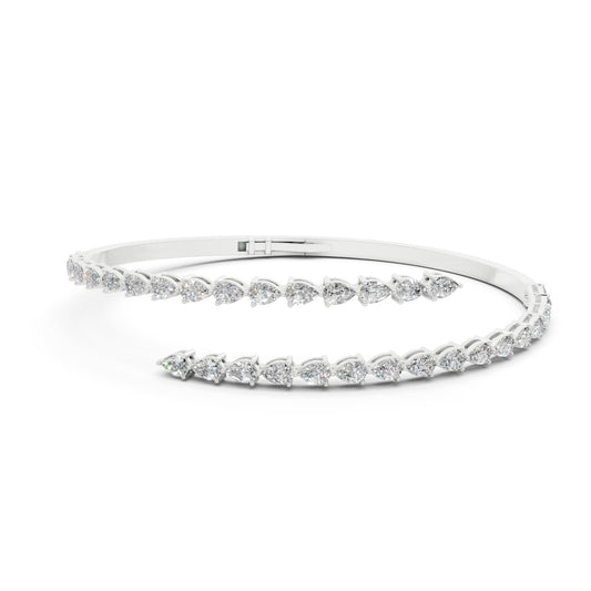 Petite Pear Cuff Bangle