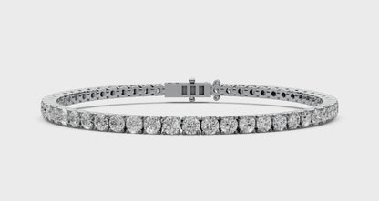 5.4 CT Diamond Tennis Bracelet in 18KT Gold | 54 Stones