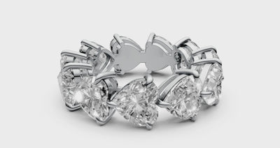 11-Diamond Ring in Solitaire-Inspired Design