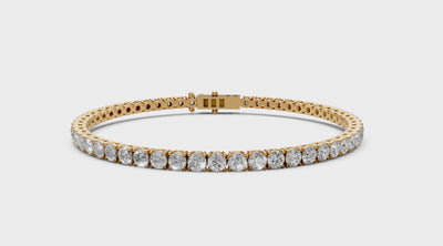 Round Diamond Bracelet 5.28ct | Bracelets | The Carat Lab