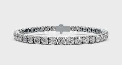 9.5 CT Diamond Tennis Bracelet in 18KT Gold | 38 Stones