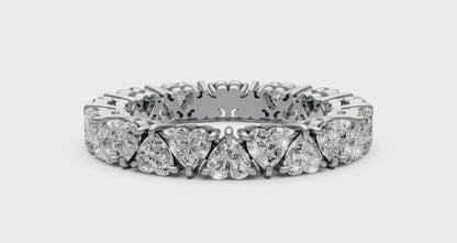 26-Diamond 0.10 CT Ring with Sleek Contemporary Design