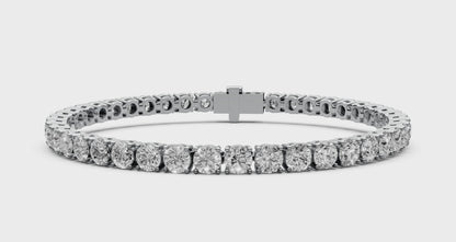 8.4 CT Diamond Tennis Bracelet in 18KT Gold | 42 Stones