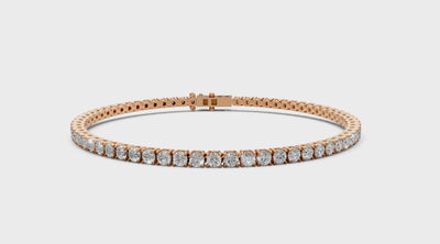 Round Diamond Bracelet 2.9ct | Bracelets | The Carat Lab