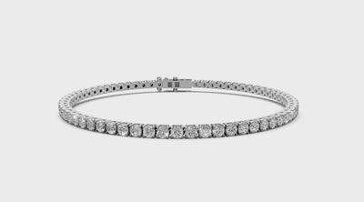 Round Diamond Bracelet 2.9ct | Bracelets | The Carat Lab