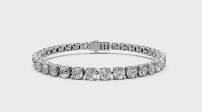 Round Diamond Bracelet 11.01ct | Bracelets | The Carat Lab