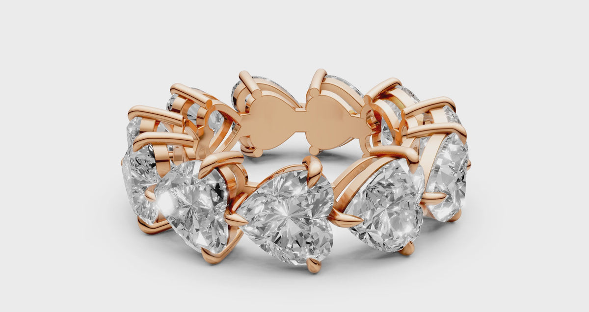 11-Diamond Ring in Solitaire-Inspired Design
