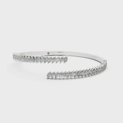 Petite Marquise Cuff Bangle