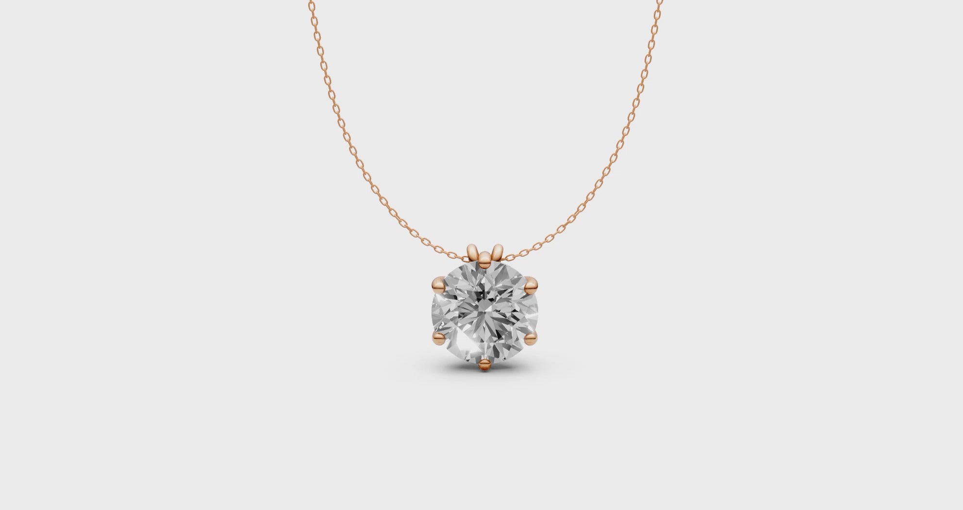 Lab-Grown Diamond Pendant in 18KT Gold | IGI Certified
