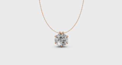 Lab-Grown Diamond Pendant in 18KT Gold | IGI Certified