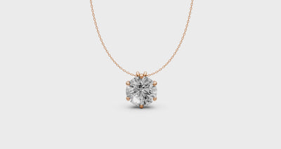 Lab-Grown Diamond Pendant in 18KT Gold | IGI Certified
