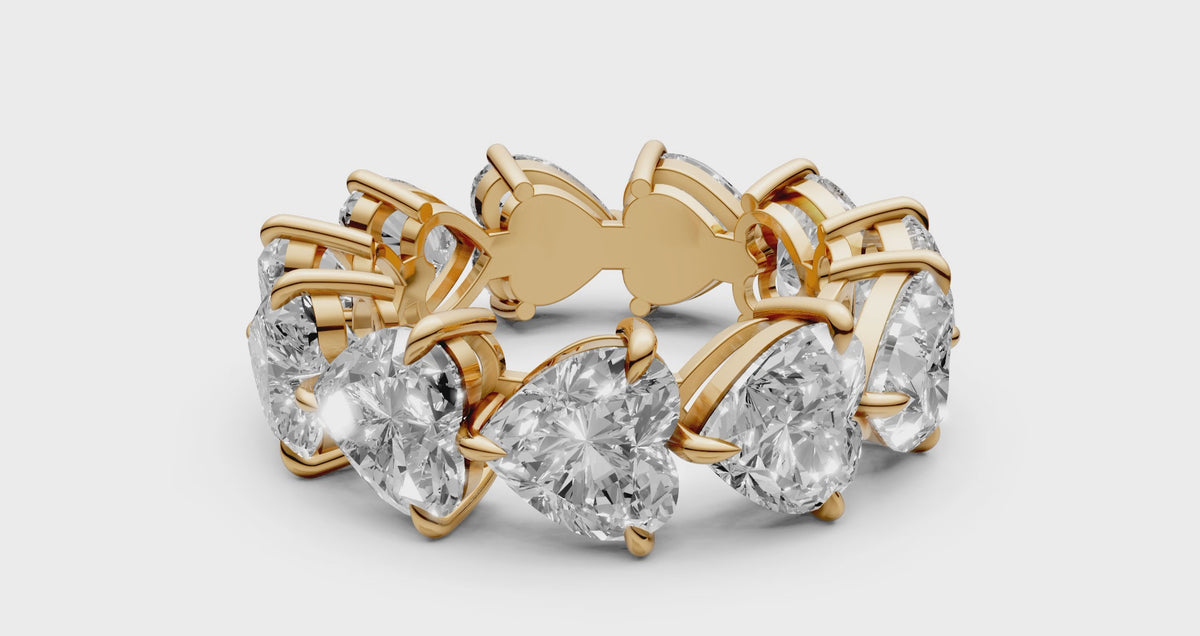 11-Diamond Ring in Solitaire-Inspired Design